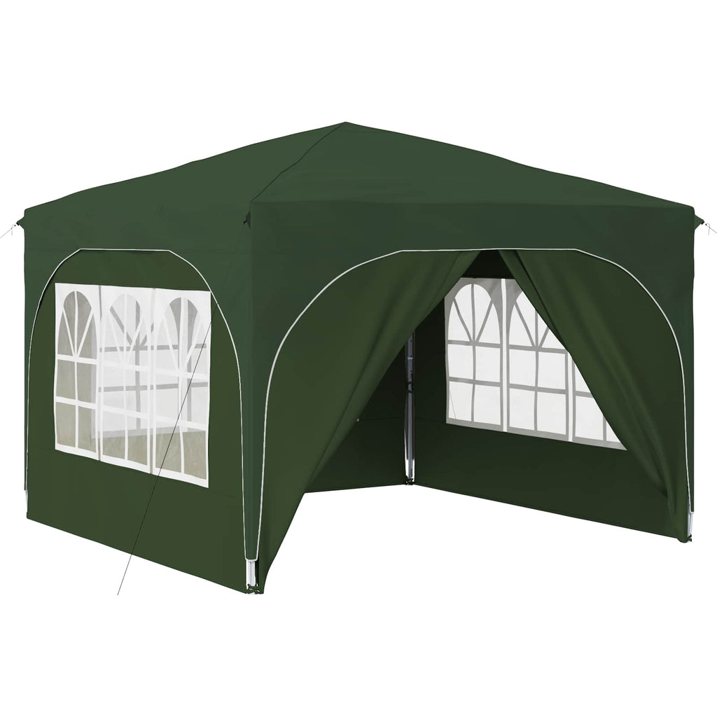 Tenda per feste a pop-up 290 x 290 x 245 cm Verde