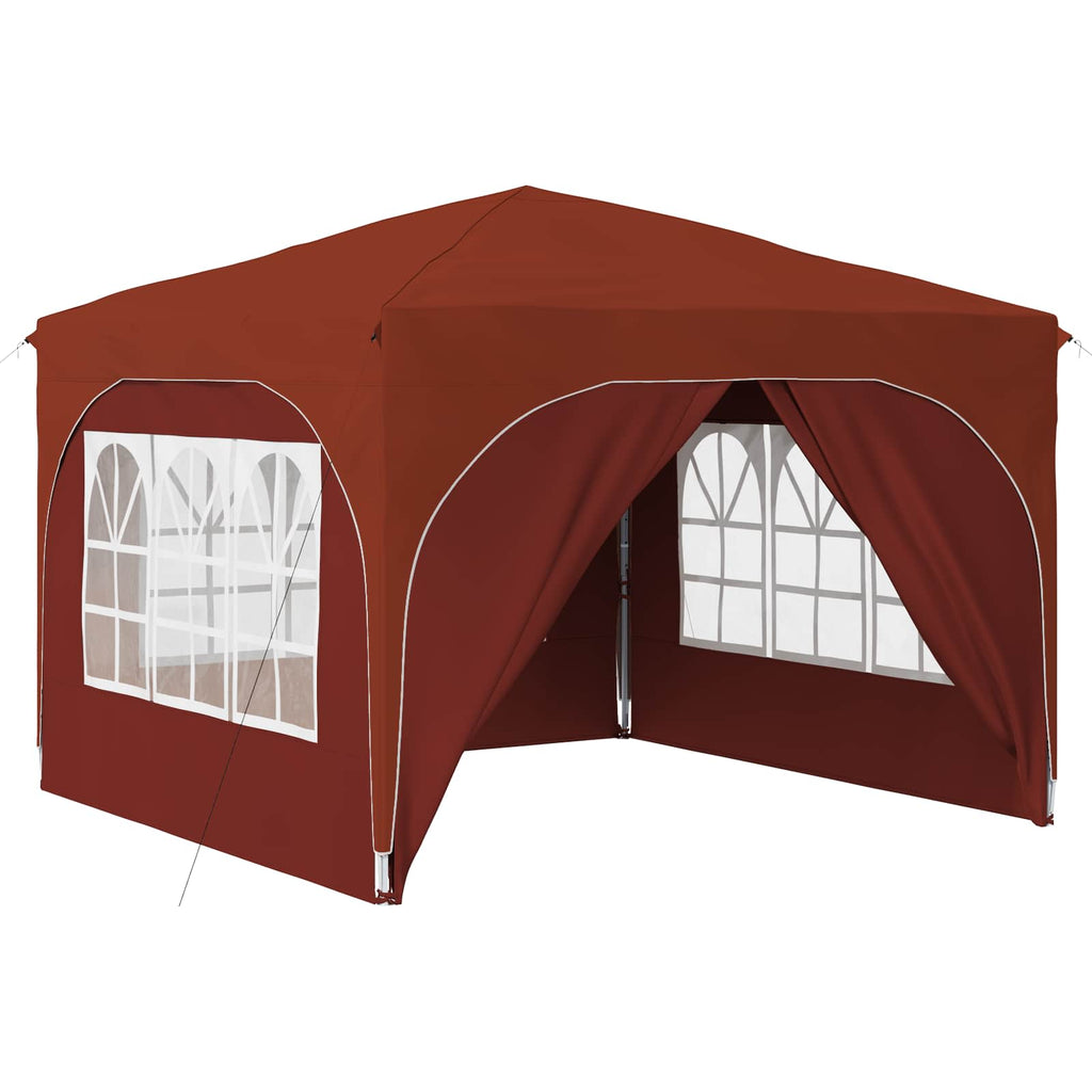 Tenda per feste a pop-up 290 x 290 x 245 cm Terracotta