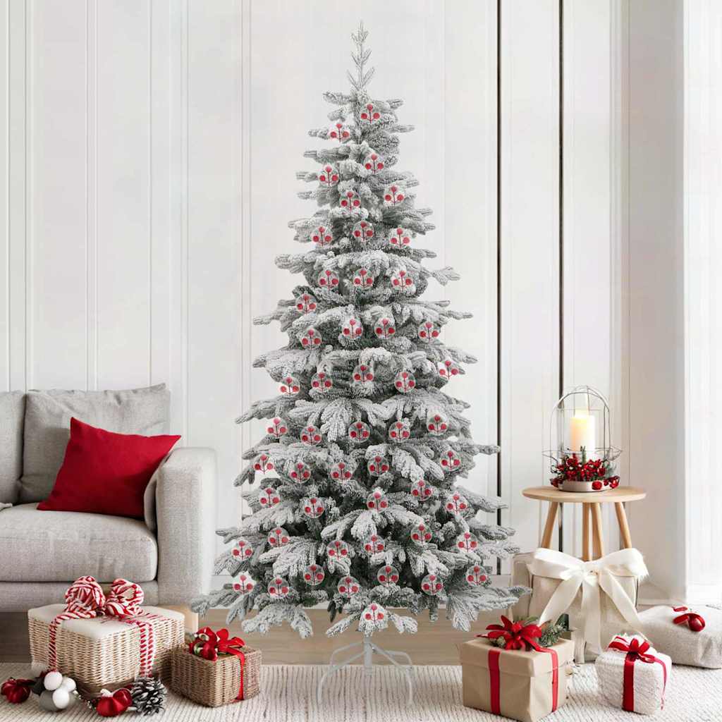 Set di Palle di Natale 100 pz Trasparente Ø 8 cm LED