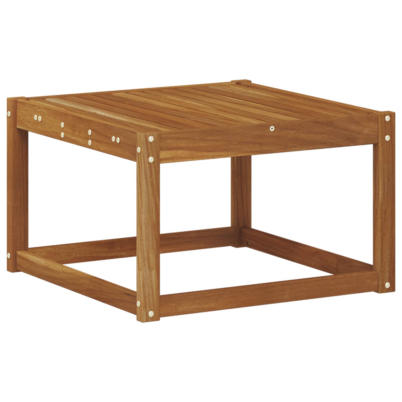 Tavolo da Esterno Legno di Acacia Massello Naturale