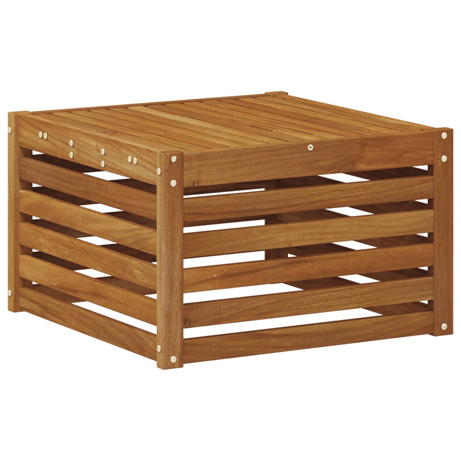Tavolo da Esterno Legno di Acacia Massello Naturale