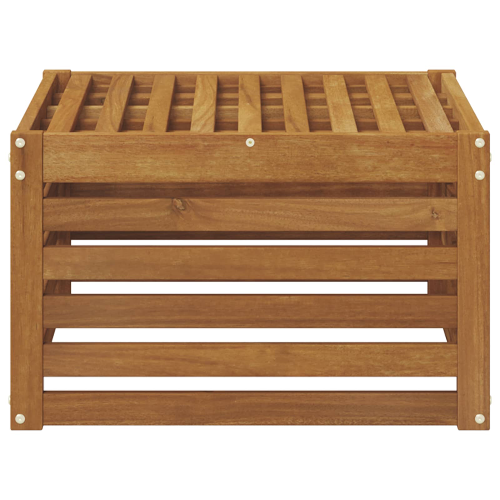 Poggiapiedi da Esterno Legno di Acacia Massello Naturale