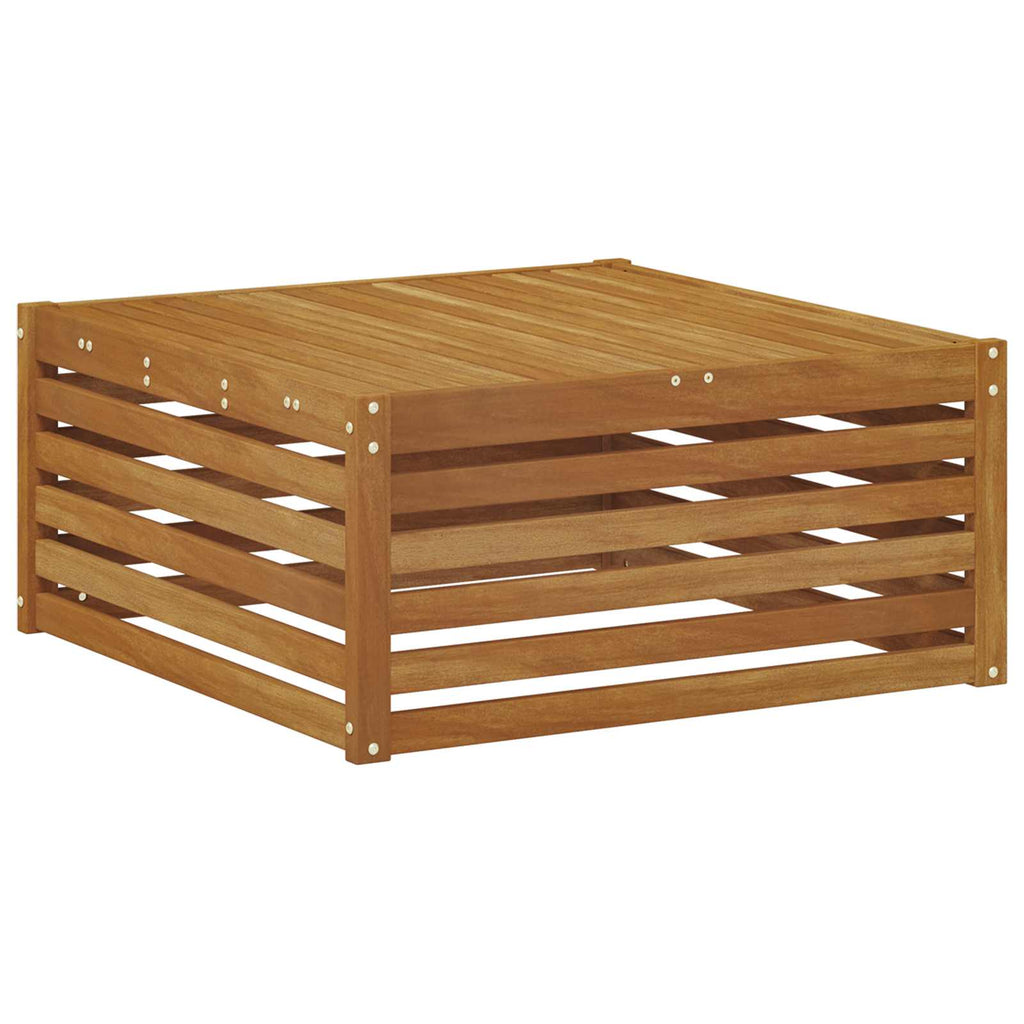 Tavolo da Esterno Legno di Acacia Massello Naturale