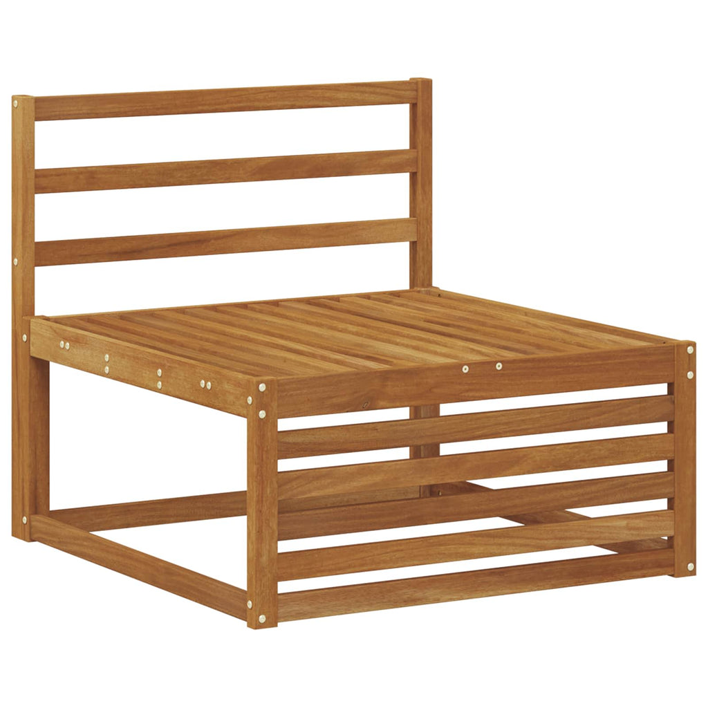Divano centrale per esterno Legno di Acacia Massello Naturale