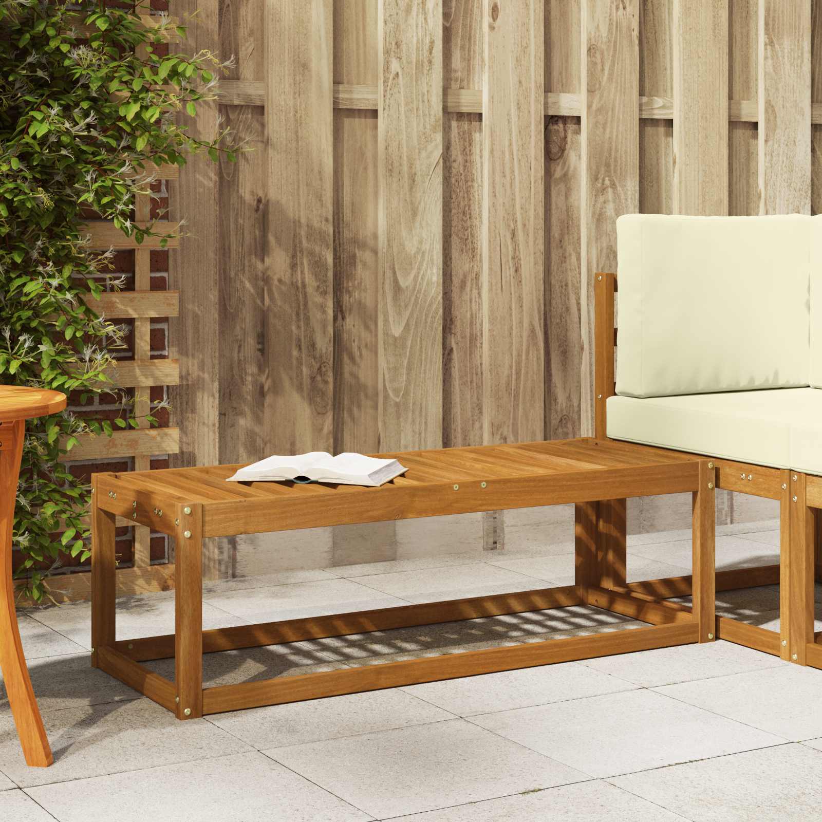 Panca da esterno Naturale 115 x 43 x 37 cm