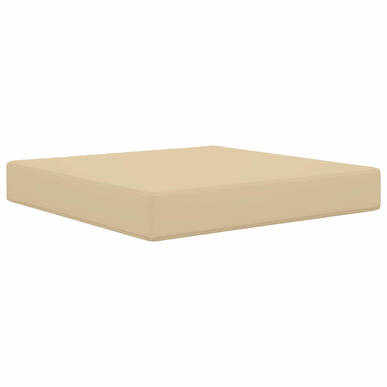 Cuscino per divano da esterno Beige 60 x 60 x 8 cm Poliestere