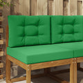 Cuscino per divano da esterno Poliestere Verde 60 x 60 x 8 cm