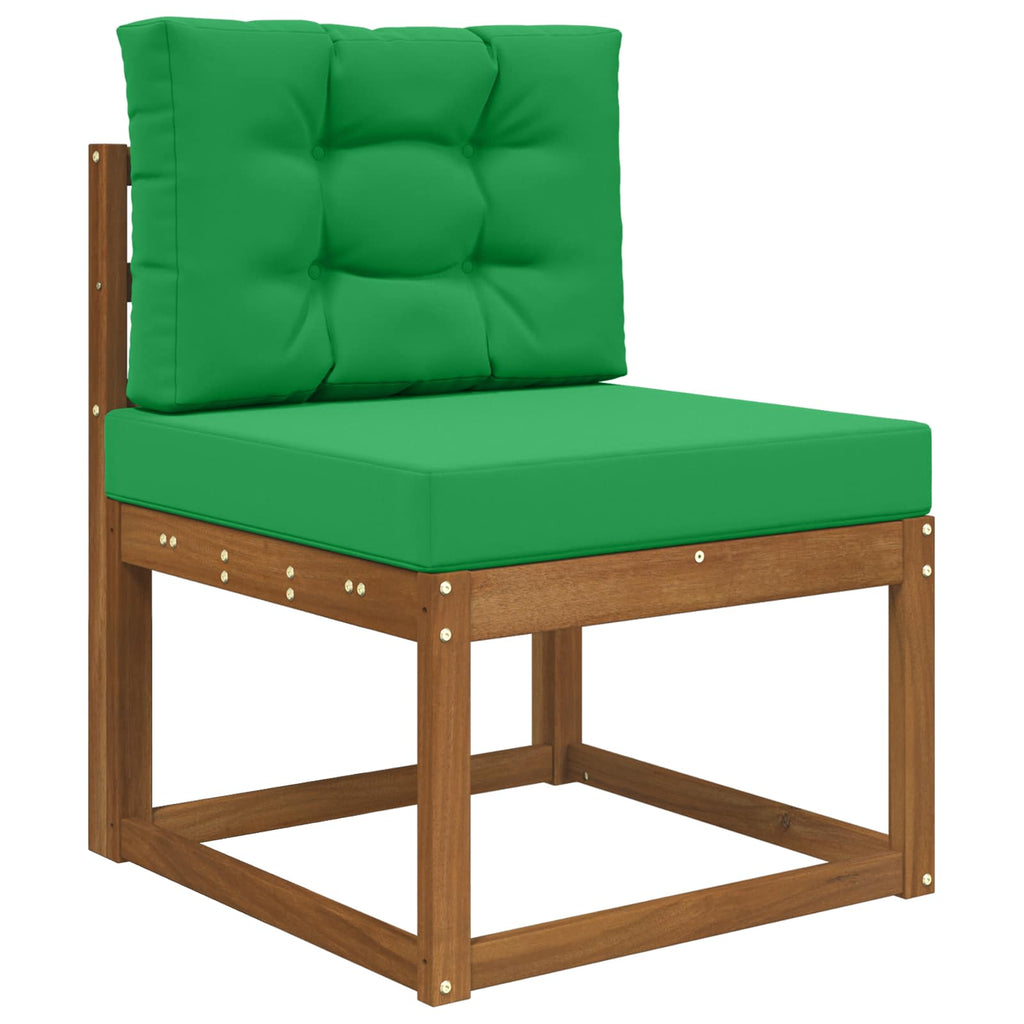 Cuscino per divano da esterno Poliestere Verde 60 x 60 x 8 cm