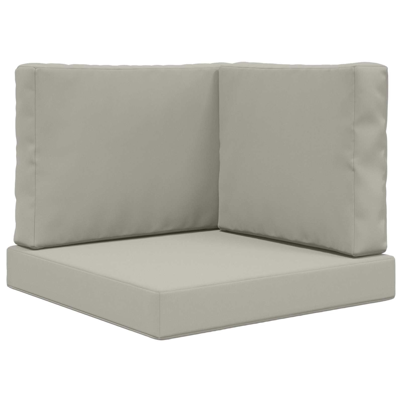 Cuscino per divano da esterno Poliestere Grigio 60 x 60 x 8 cm
