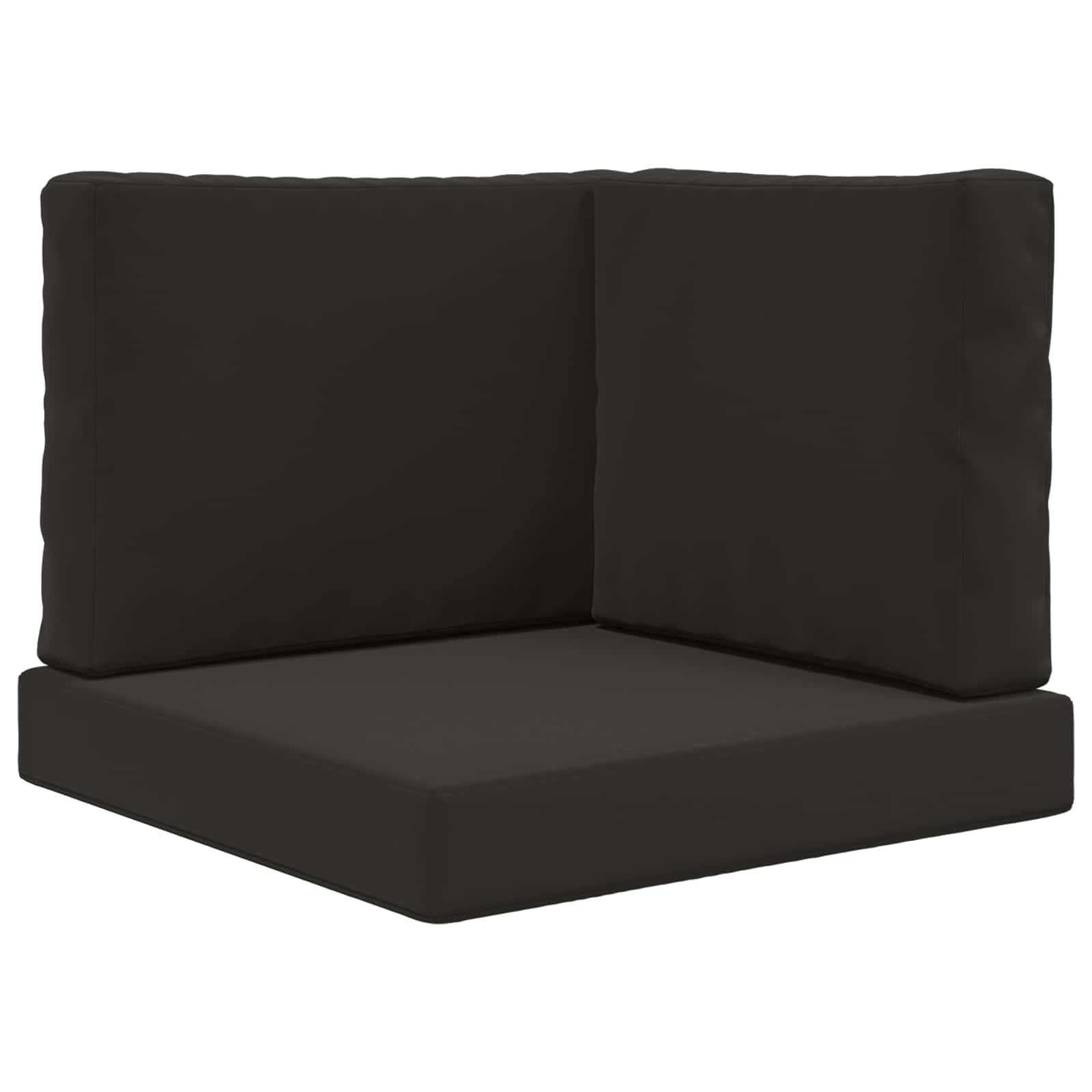 Cuscino per divano da esterno Poliestere Nero 60 x 60 x 8 cm
