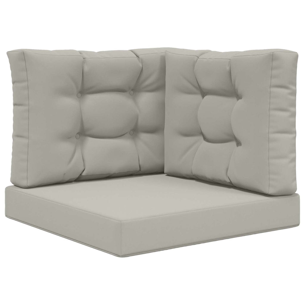 Cuscino per divano da esterno Poliestere Grigio 60 x 60 x 8 cm
