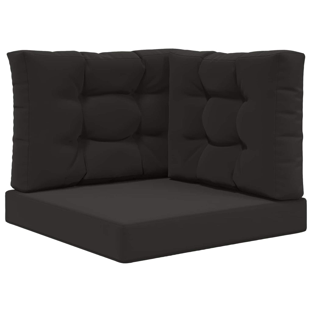 Cuscino per divano da esterno Poliestere Nero 60 x 60 x 8 cm
