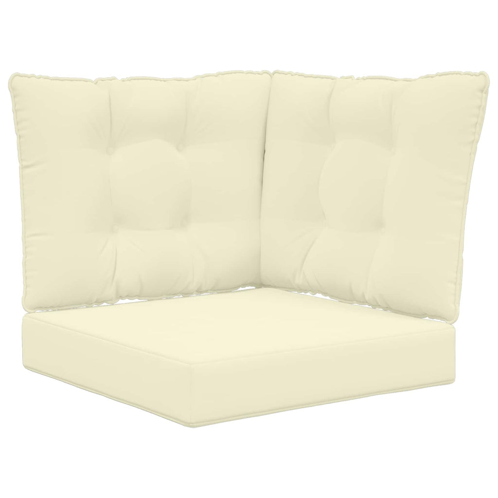 Cuscino per divano da esterno Poliestere Crema 60 x 40 x 10 cm