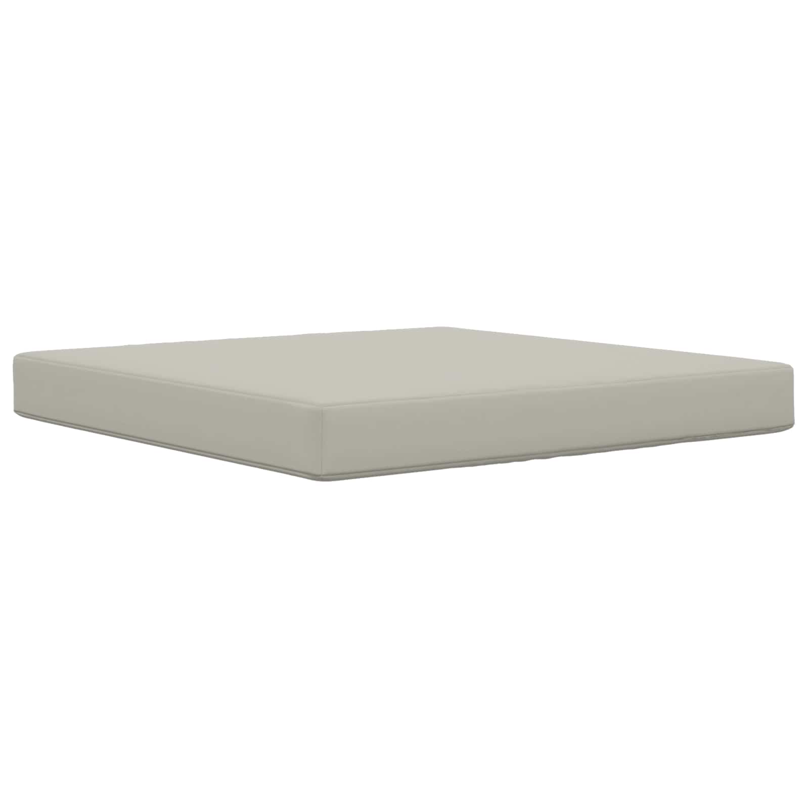 Cuscino per divano da esterno Grigio 80 x 80 x 8 cm Poliestere
