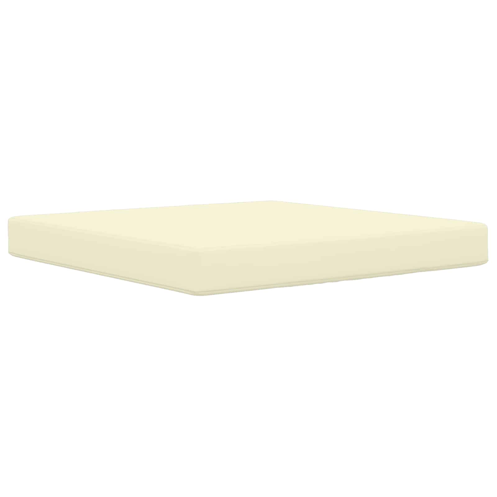 Cuscino per divano da esterno Crema 80 x 80 x 8 cm Poliestere