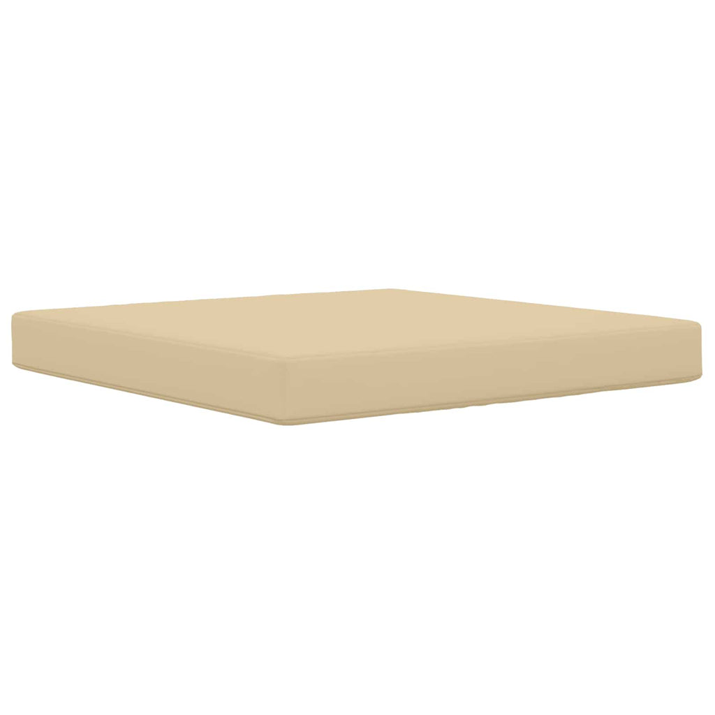 Cuscino per divano da esterno Beige 80 x 80 x 8 cm Poliestere