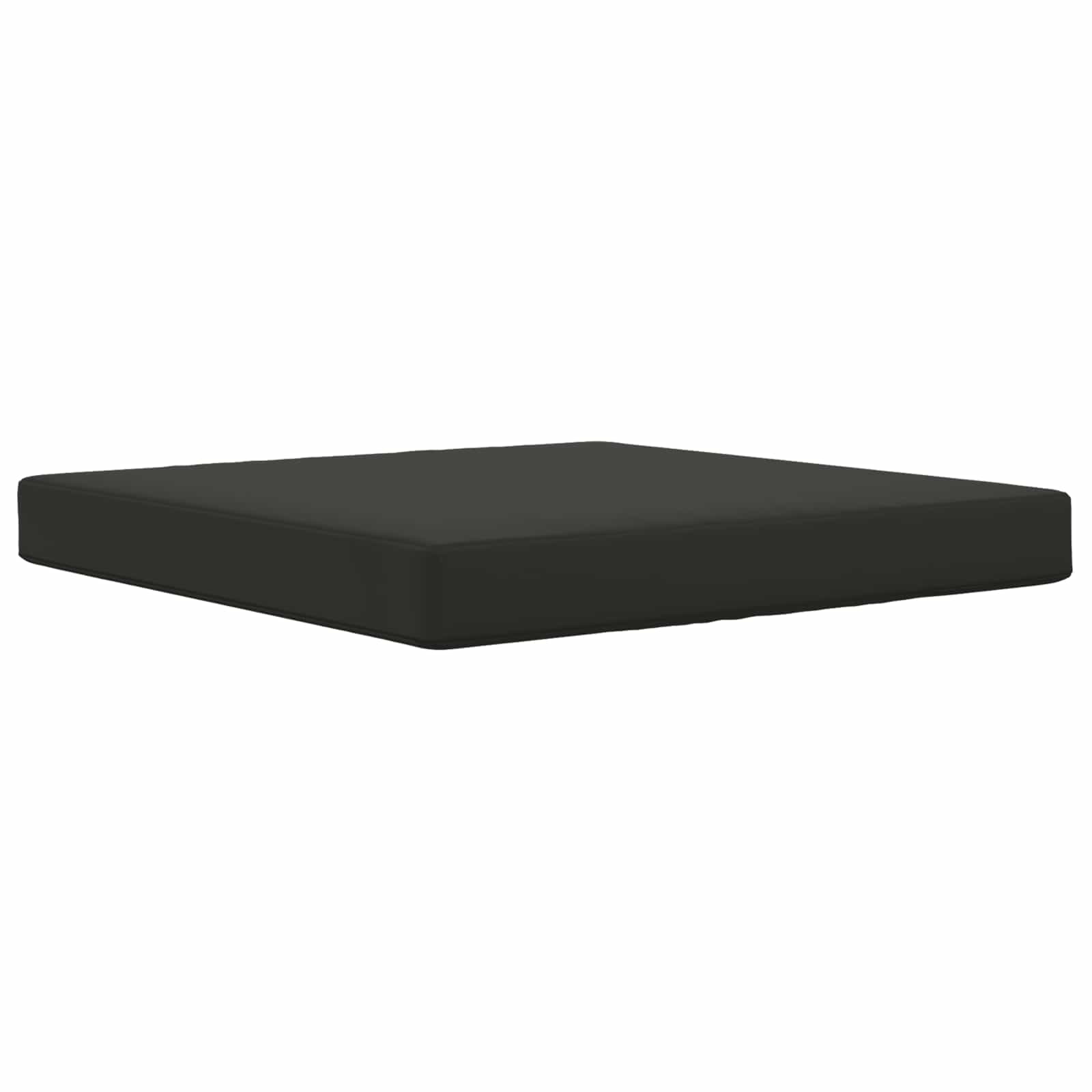 Cuscino per divano da esterno Nero 80 x 80 x 8 cm Poliestere