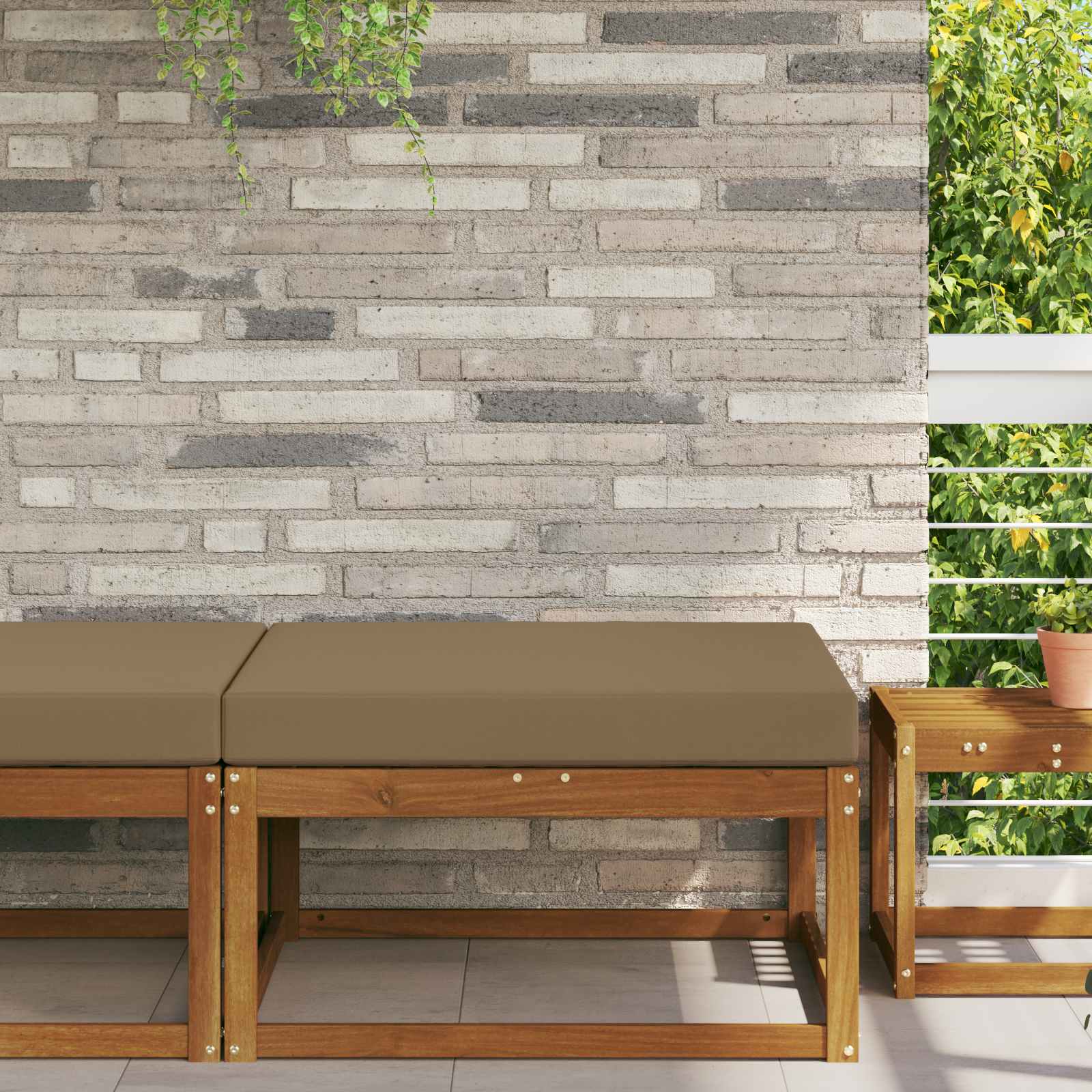 Cuscino per divano da esterno Talpa 80 x 80 x 8 cm Poliestere