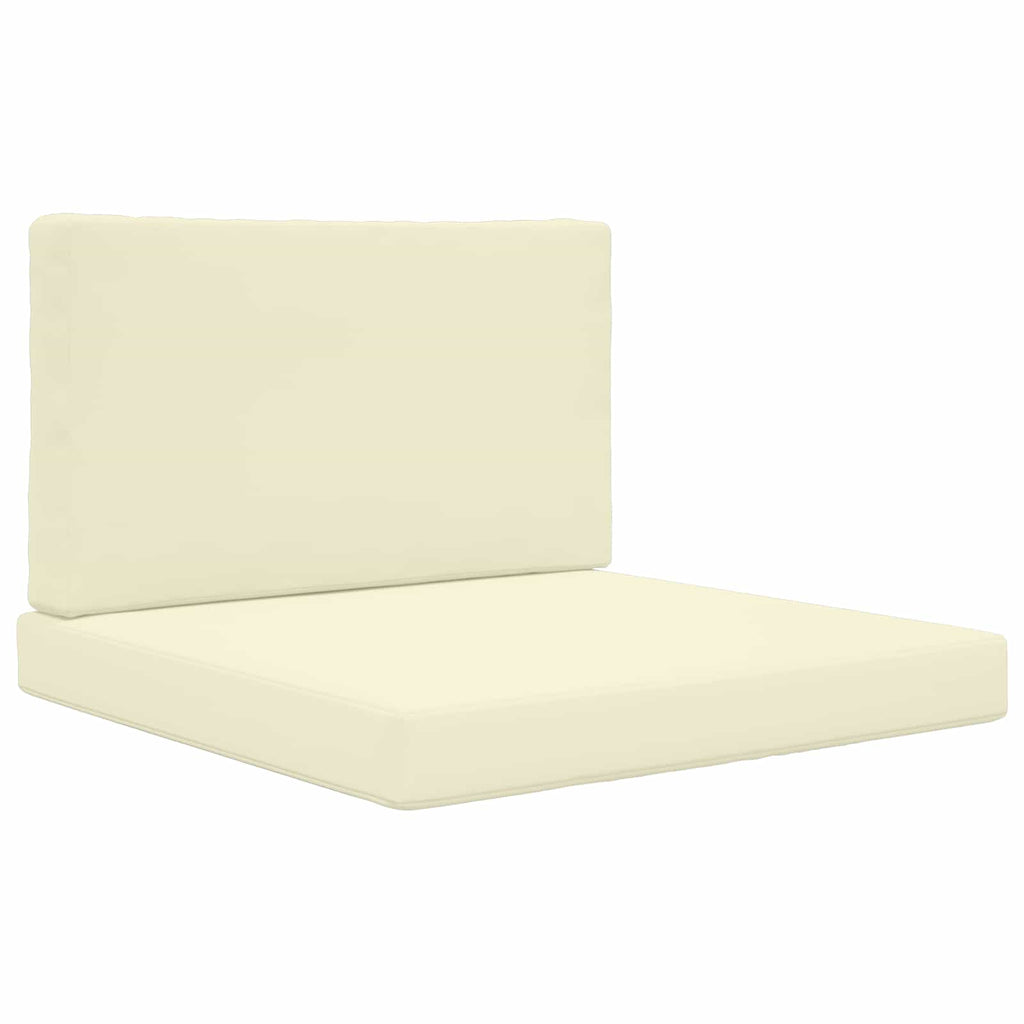 Cuscino per divano da esterno Poliestere Crema 80 x 80 x 8 cm