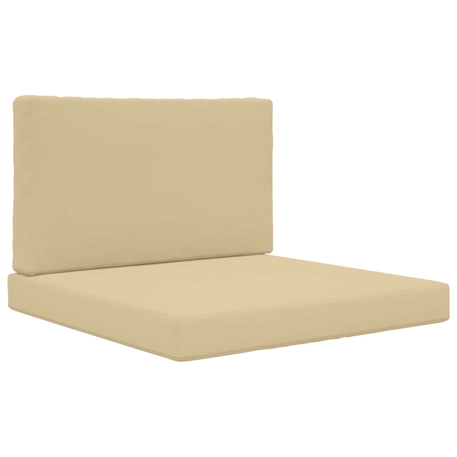 Cuscino per divano da esterno Poliestere Beige 80 x 80 x 8 cm