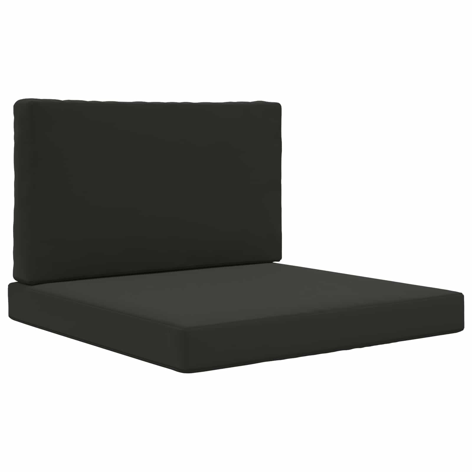 Cuscino per divano da esterno Poliestere Nero 80 x 80 x 8 cm