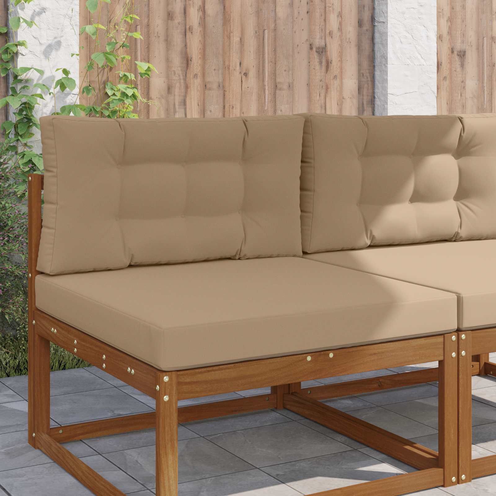 Cuscino per divano da esterno Poliestere Talpa 80 x 80 x 8 cm
