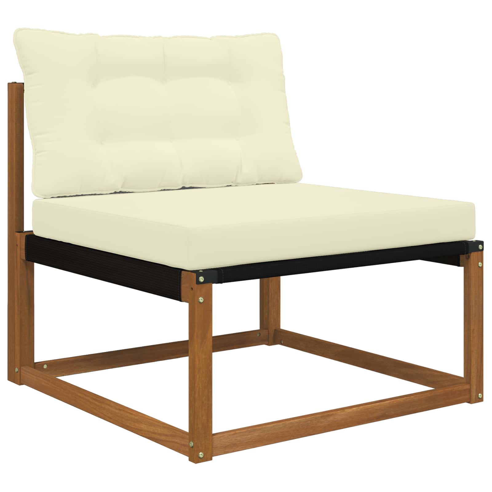 Cuscino per divano da esterno Poliestere Crema 80 x 68,5 x 8 cm