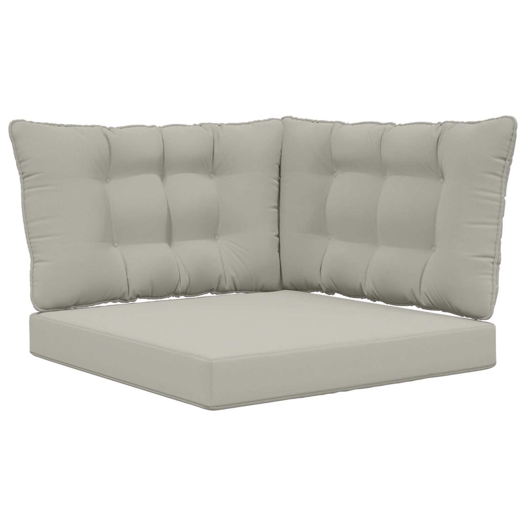 Cuscino per divano da esterno Poliestere Grigio 80 x 43 x 10 cm