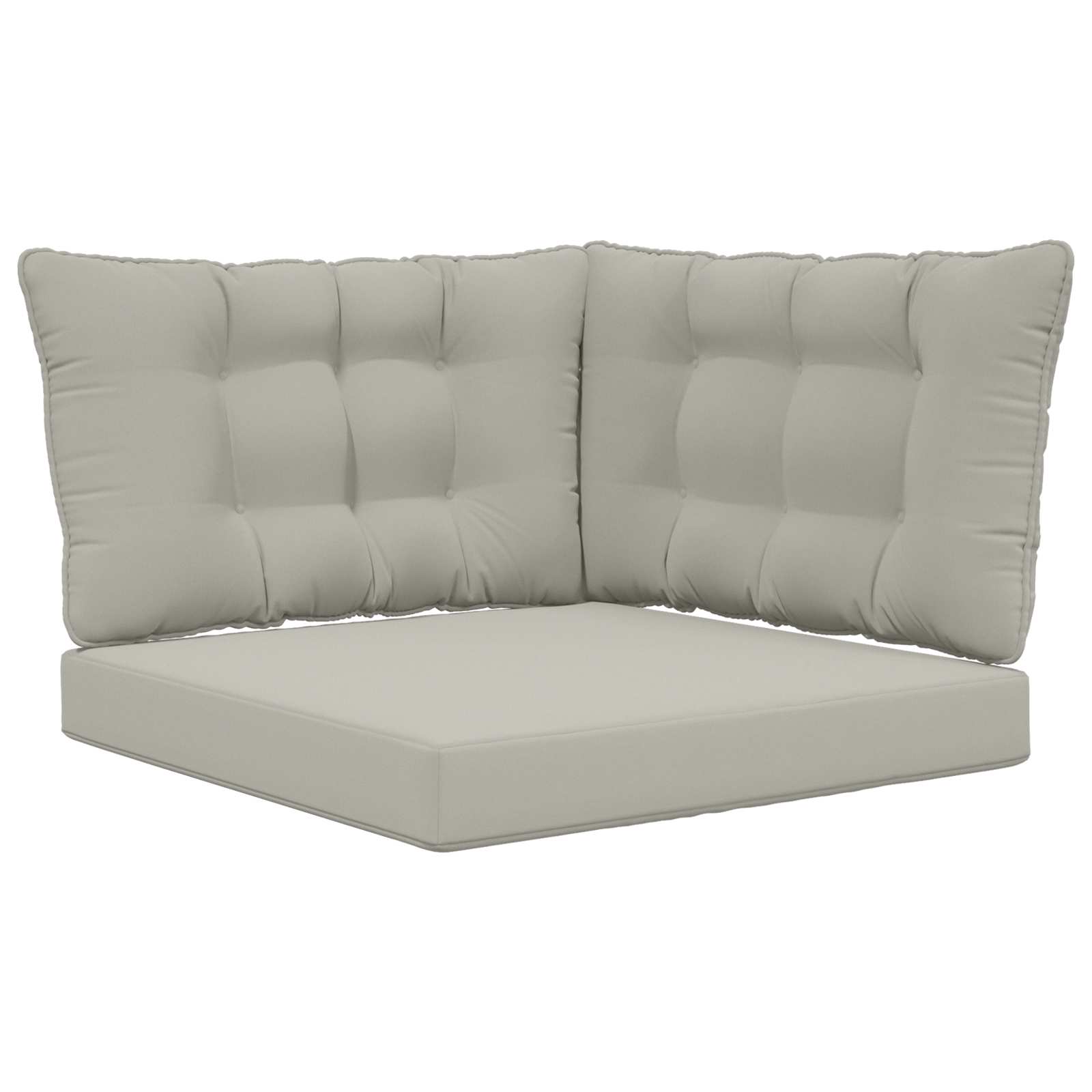 Cuscino per divano da esterno Poliestere Grigio 80 x 43 x 10 cm