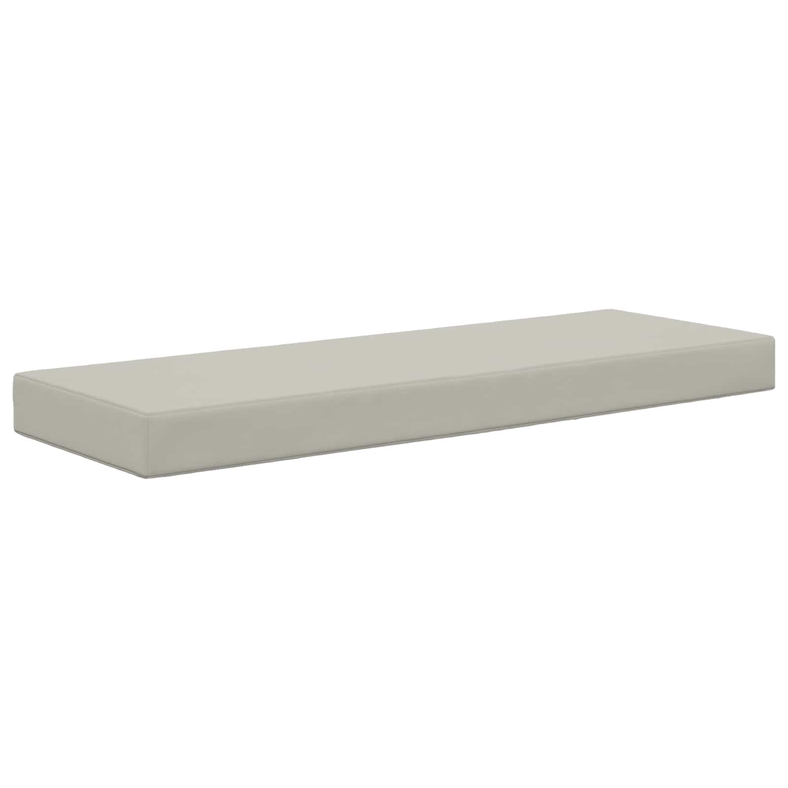 Cuscino da Sedia Esterno Grigio 111,5 x 40 x 8 cm