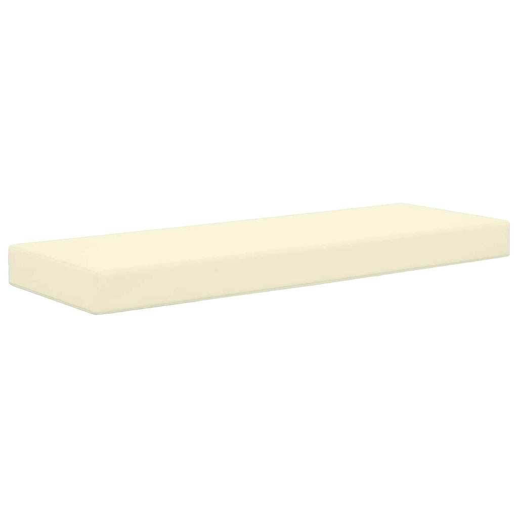 Cuscino da Sedia Esterno Crema 115 x 40 x 8 cm 100% Poliestere