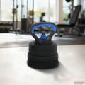 Set di manubri, bilanciere e kettlebell 4-in-1 20 kg Nero e Blu