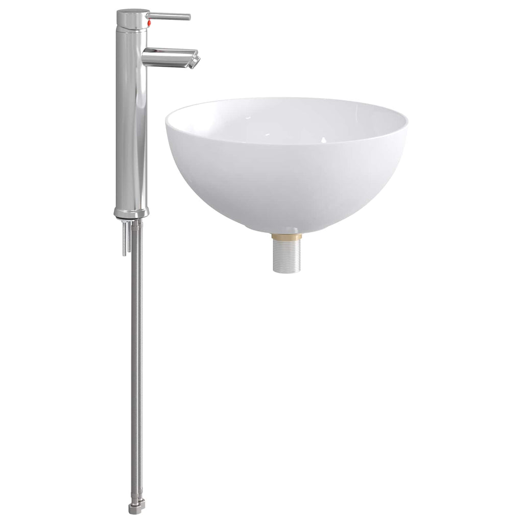 Lavabo da bagno Cromato 35,5 x 35,5 x 14,5 cm Metallo
