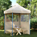 Tenda Party Beige 200 x 200 x 306 cm Tessuto Oxford