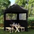 Tenda Party Nero 200 x 200 x 306 cm Tessuto Oxford