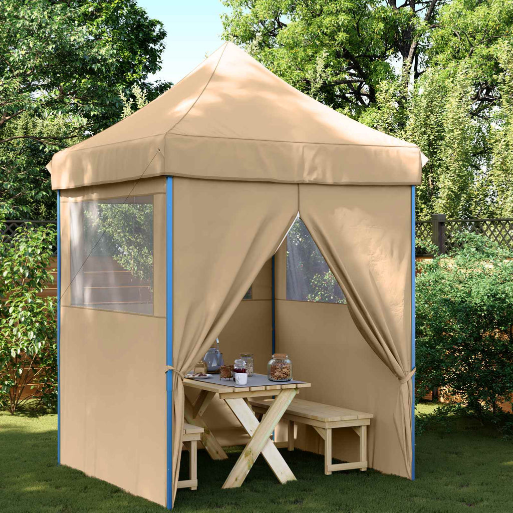 Tenda Party Beige 200 x 200 x 306 cm Tessuto Oxford