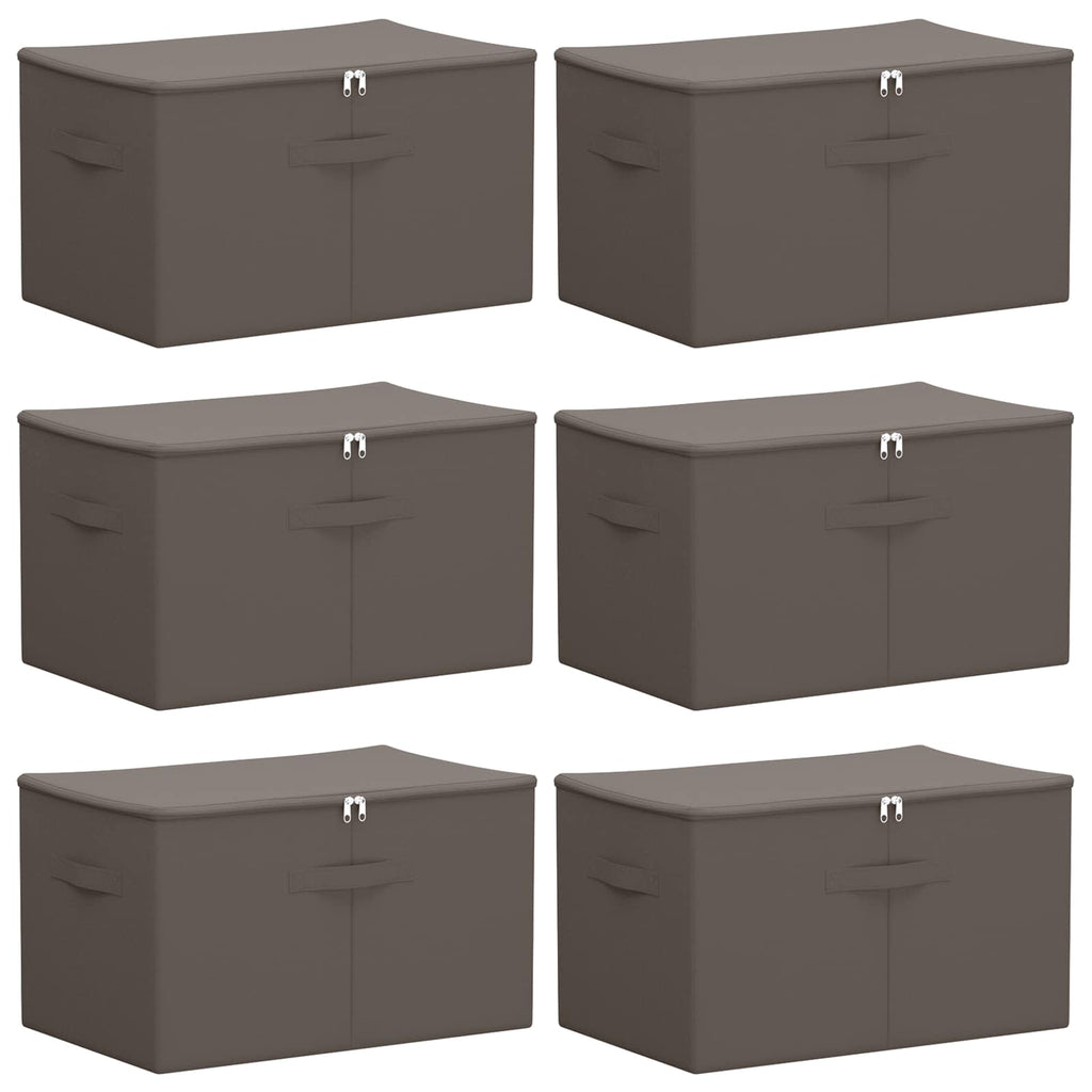 Scatola di stoccaggio con finestra laterale trasparente 6 pz