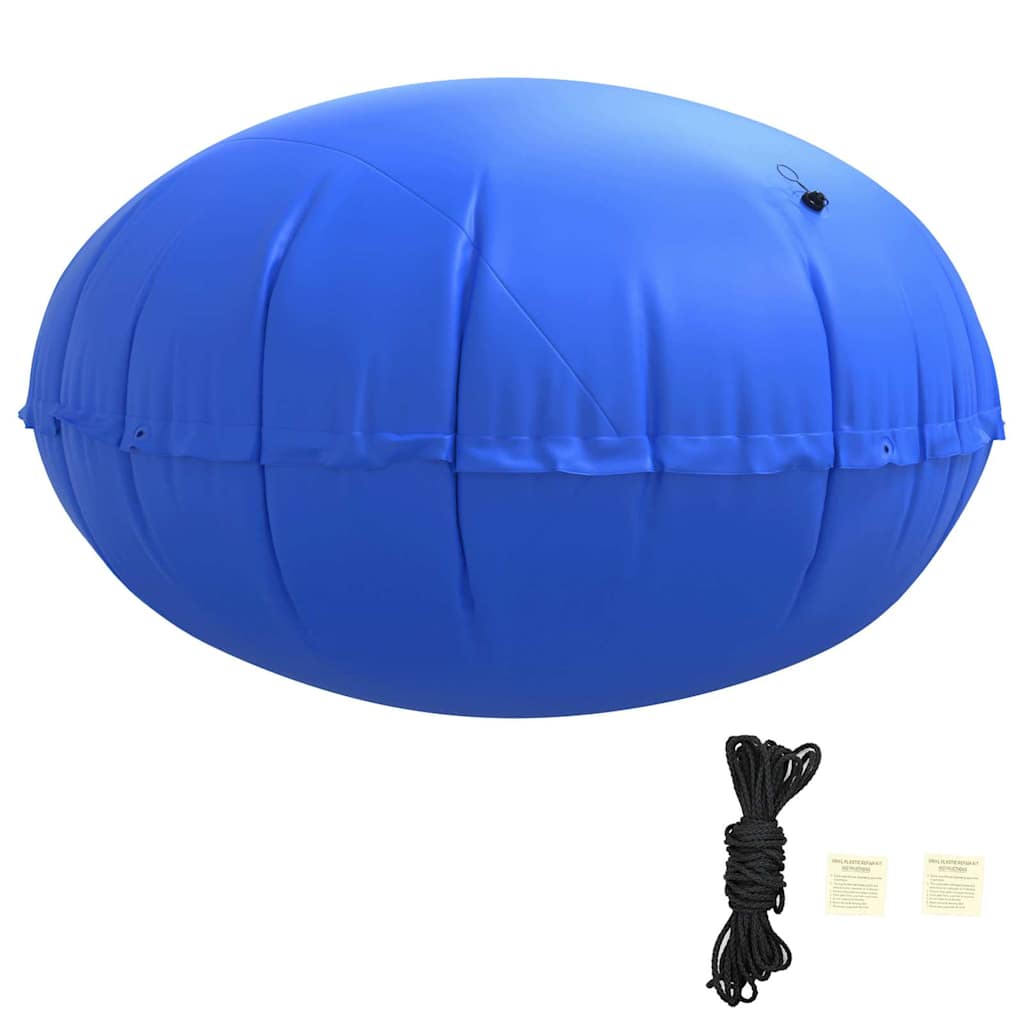 Cuscino invernale per piscina Blu Ø 310 x 180 cm PVC