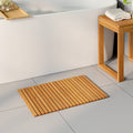 Tappeto da bagno Marrone 60 x 40 cm Legno di Acacia Massello