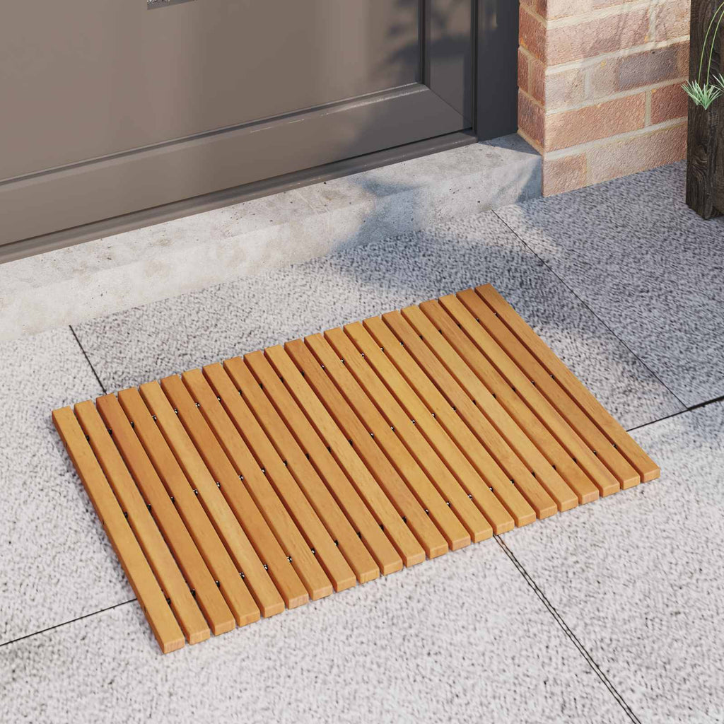 Tappeto da bagno Marrone 60 x 40 cm Legno di Acacia Massello