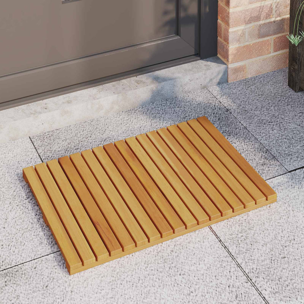 Tappeto da bagno Marrone 60 x 40 cm Legno di Acacia Massello