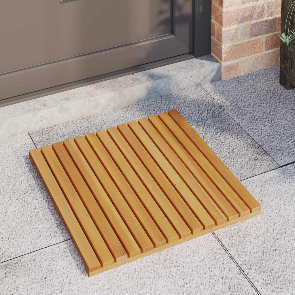Tappeto da bagno Marrone 50 x 50 cm Legno di Acacia Massello