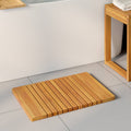 Tappeto da bagno Marrone 59 x 40 cm Legno di Acacia Massello