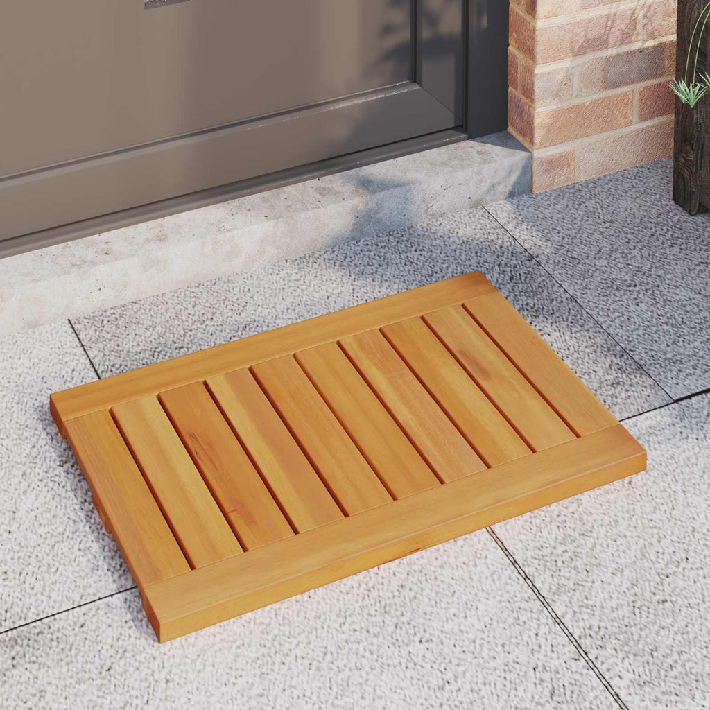 Tappeto da bagno Marrone 60 x 40 cm Legno di Acacia Massello