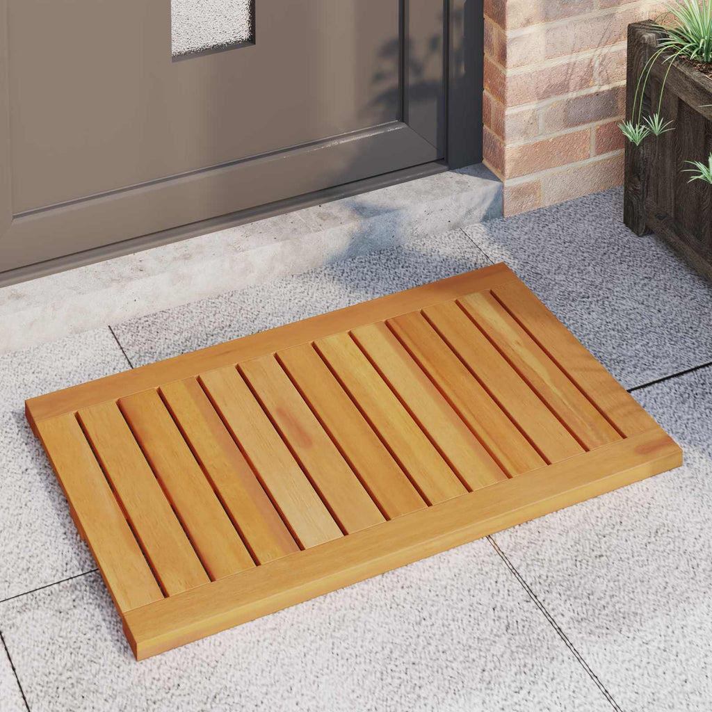 Tappeto da bagno Marrone 80 x 50 cm Legno di Acacia Massello