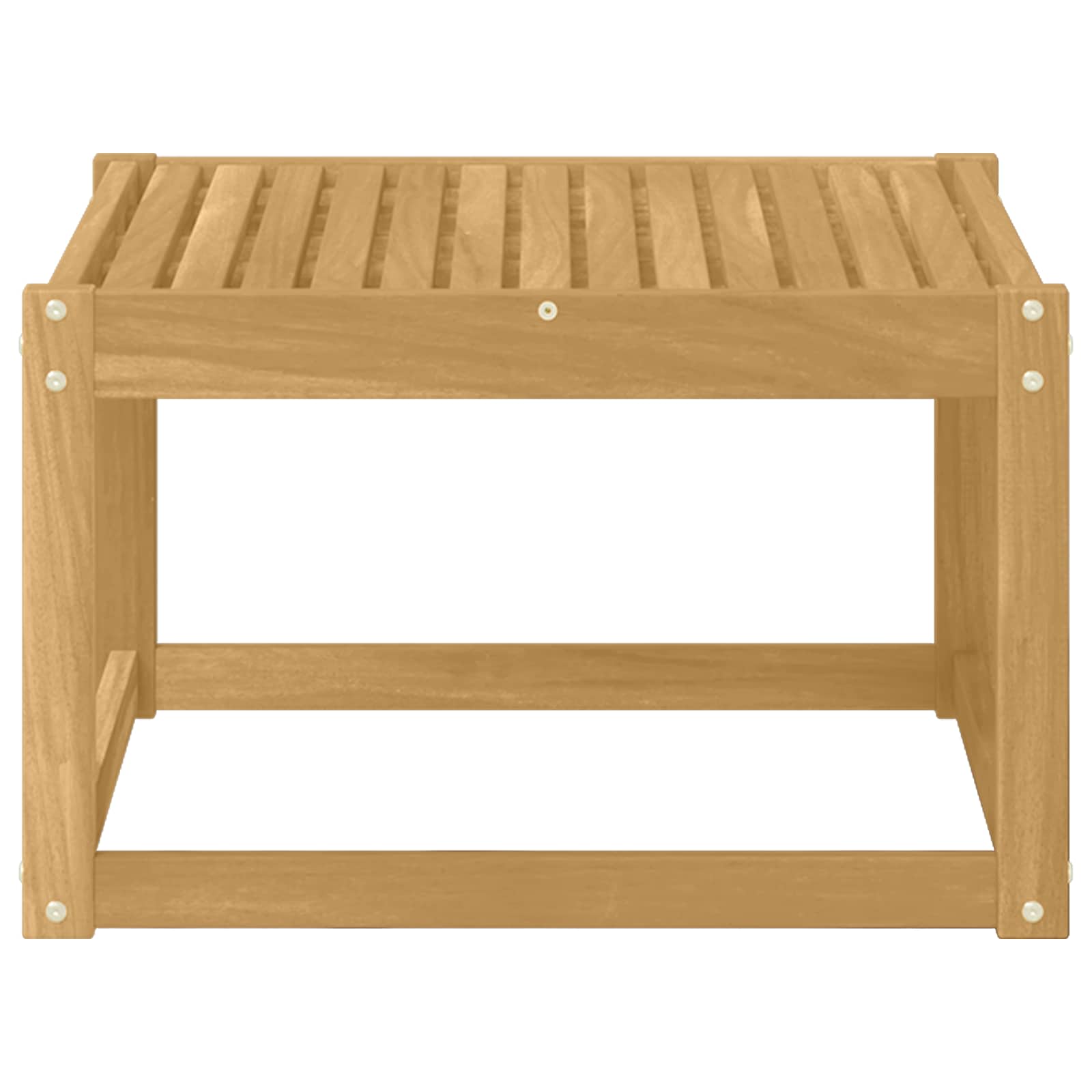 Tavolo da Esterno Legno di Acacia Massello Bianco