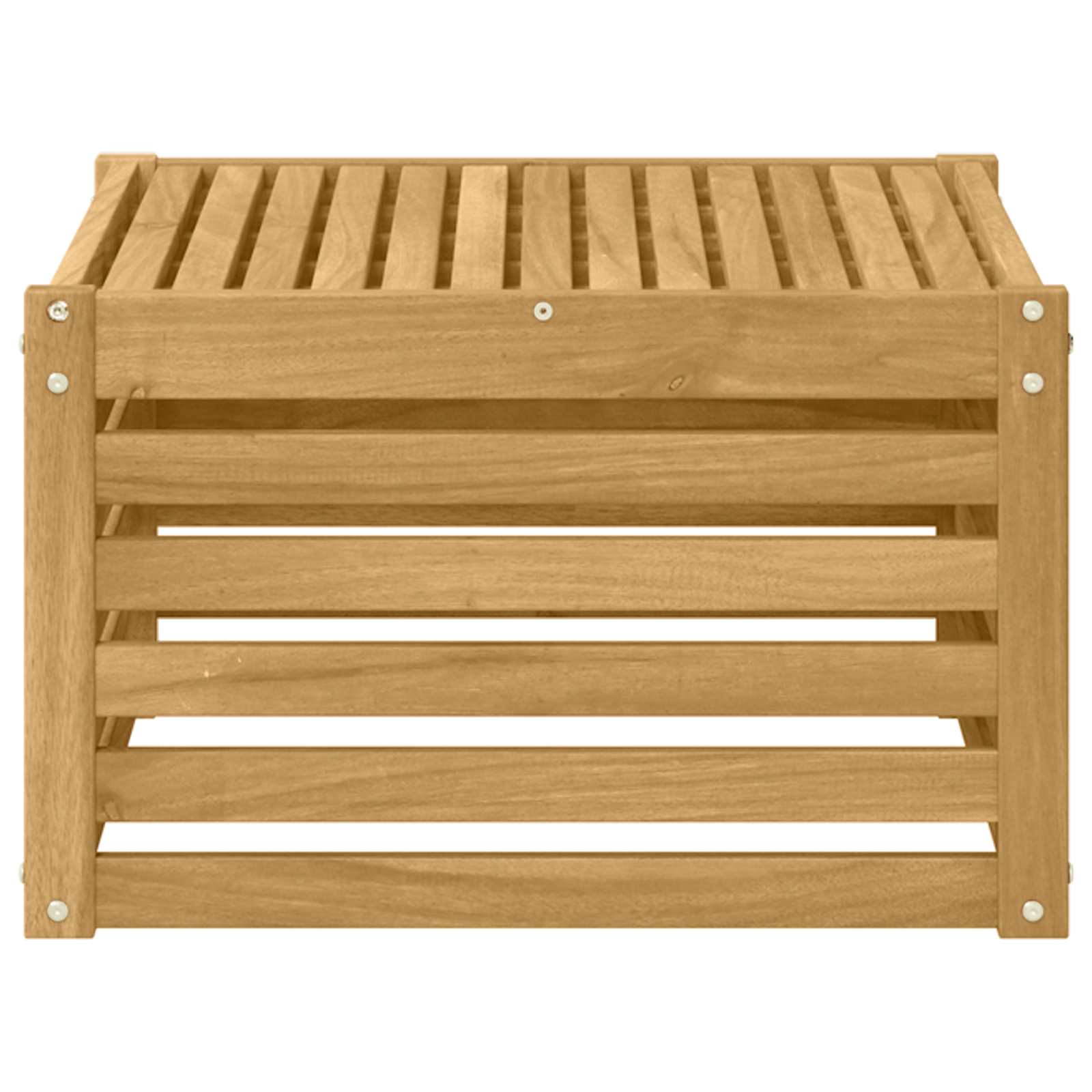 Tavolo da Esterno Legno di Acacia Massello Bianco