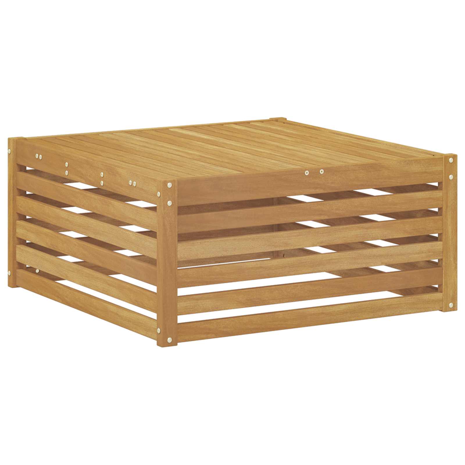 Tavolo da Esterno Legno di Acacia Massello Bianco