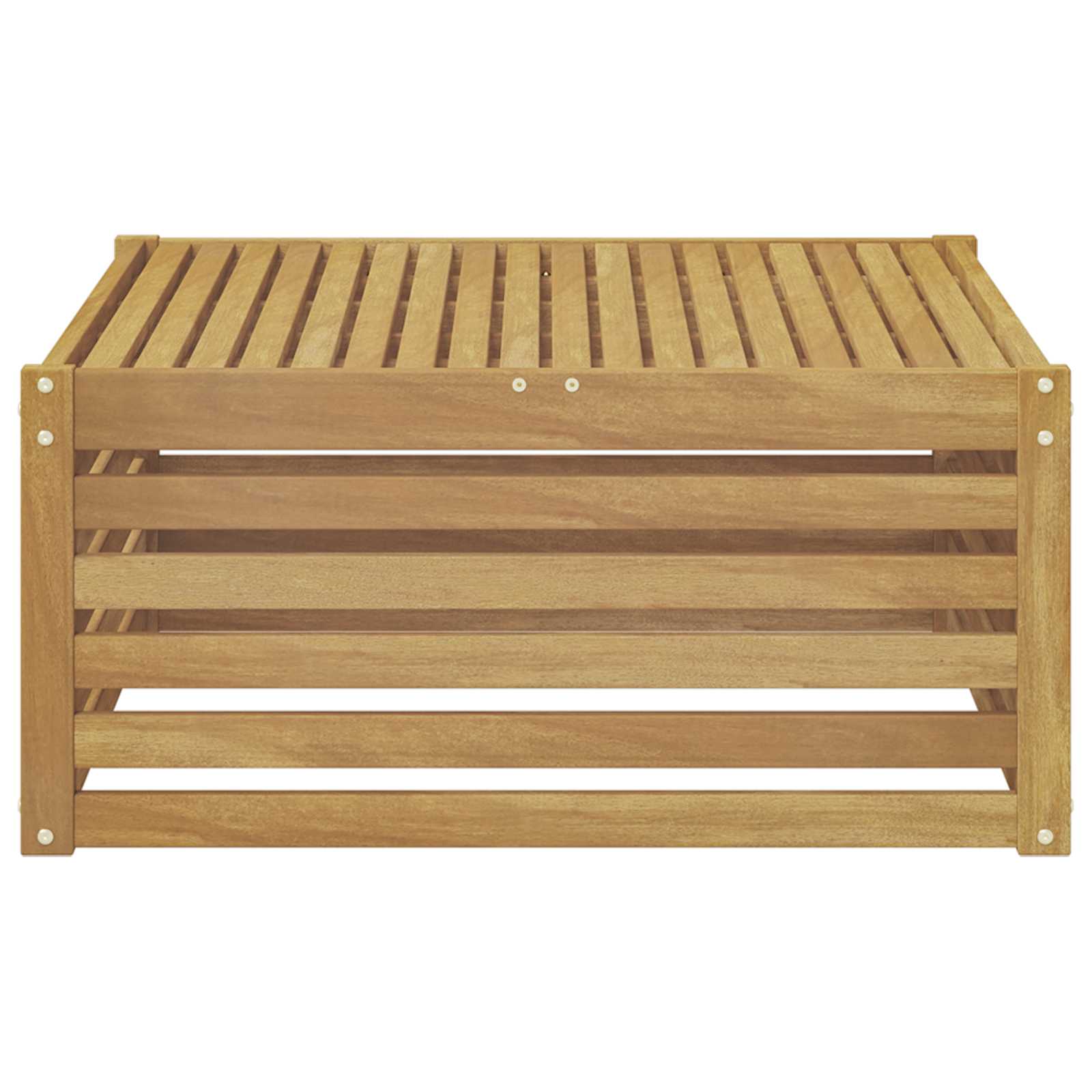 Tavolo da Esterno Legno di Acacia Massello Bianco