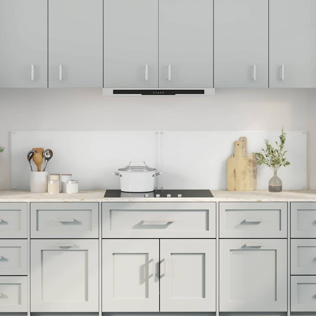 Schienale da cucina 2 pz Trasparente 100 x 40 cm